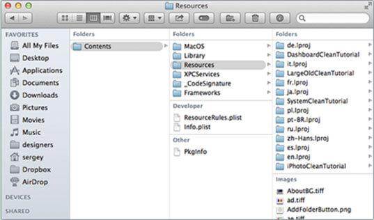 application cleaner mac os x